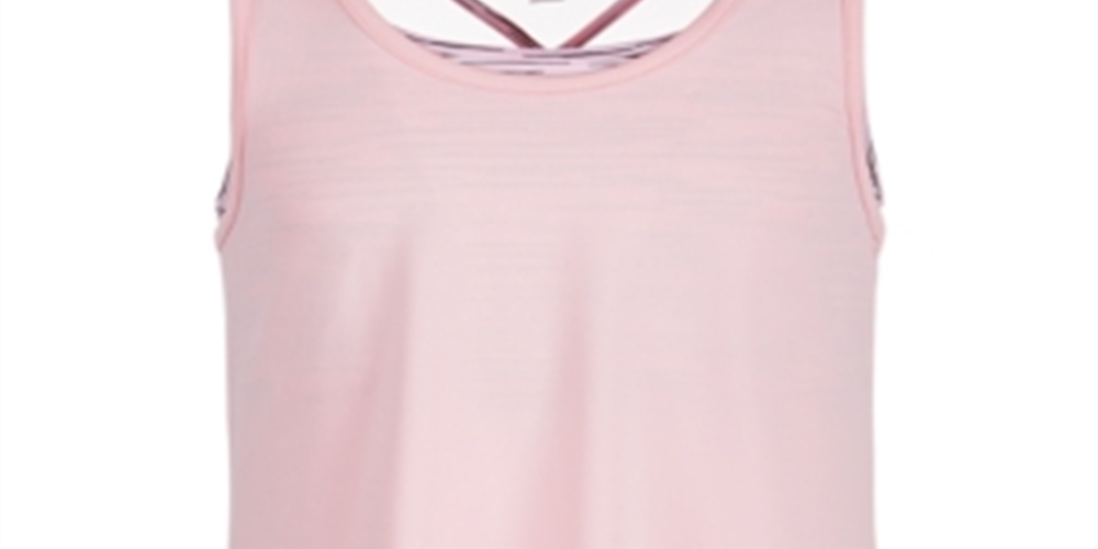 Ideology Big Girl's Plus Layered Look Tank Top Pink Size 18 PLUS