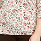 Karen Scott Women's Printed Mock Neck Top White Size 2XL
