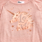 Epic Threads Big Girl's Unicorn Sparkle Knit Shirt Pink Size X-Large