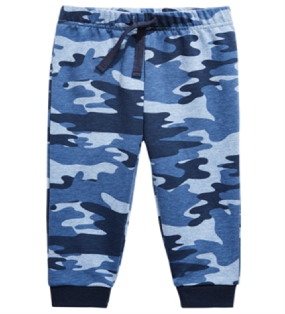 First Impressions Baby Boy's Camo Print Jogger Pants Blue Size 18MOS