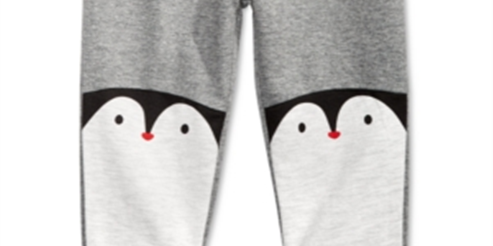 First Impressions Baby Boy's Penguins Jogger Pants Gray Size 3-6MOS