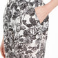 Charter Club Women's Pocketed Cropped Pull on Mid rise Printed Wide Leg Pants White Size XX-Large