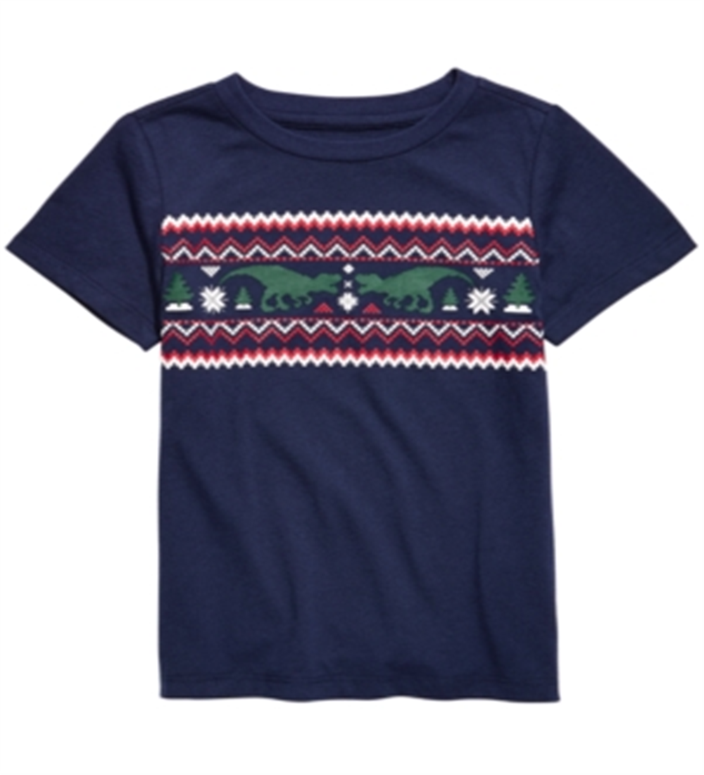 Epic Threads Little Boy's Isle Strip T-Shirt Blue Size 6