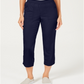 Style & Co Women's Pull on Utility Capris Blue Size X-Small