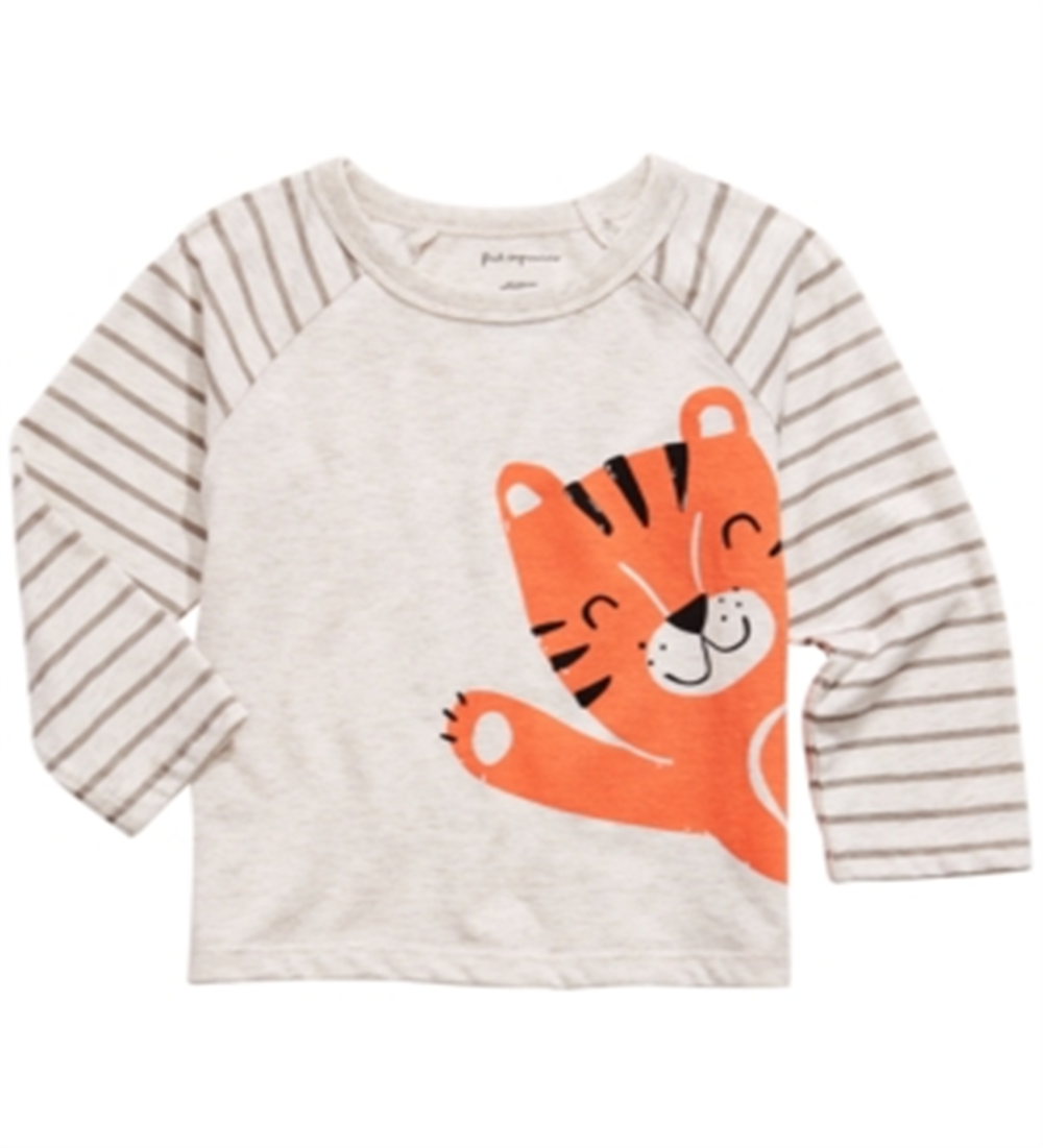 First Impressions Toddler Boy's Tiger Print T-Shirt Brown Size 3T