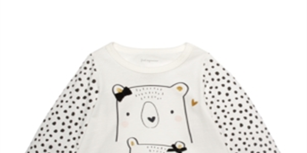 First Impressions Toddler Girl's Cotton Bears T-Shirt White Size 3T