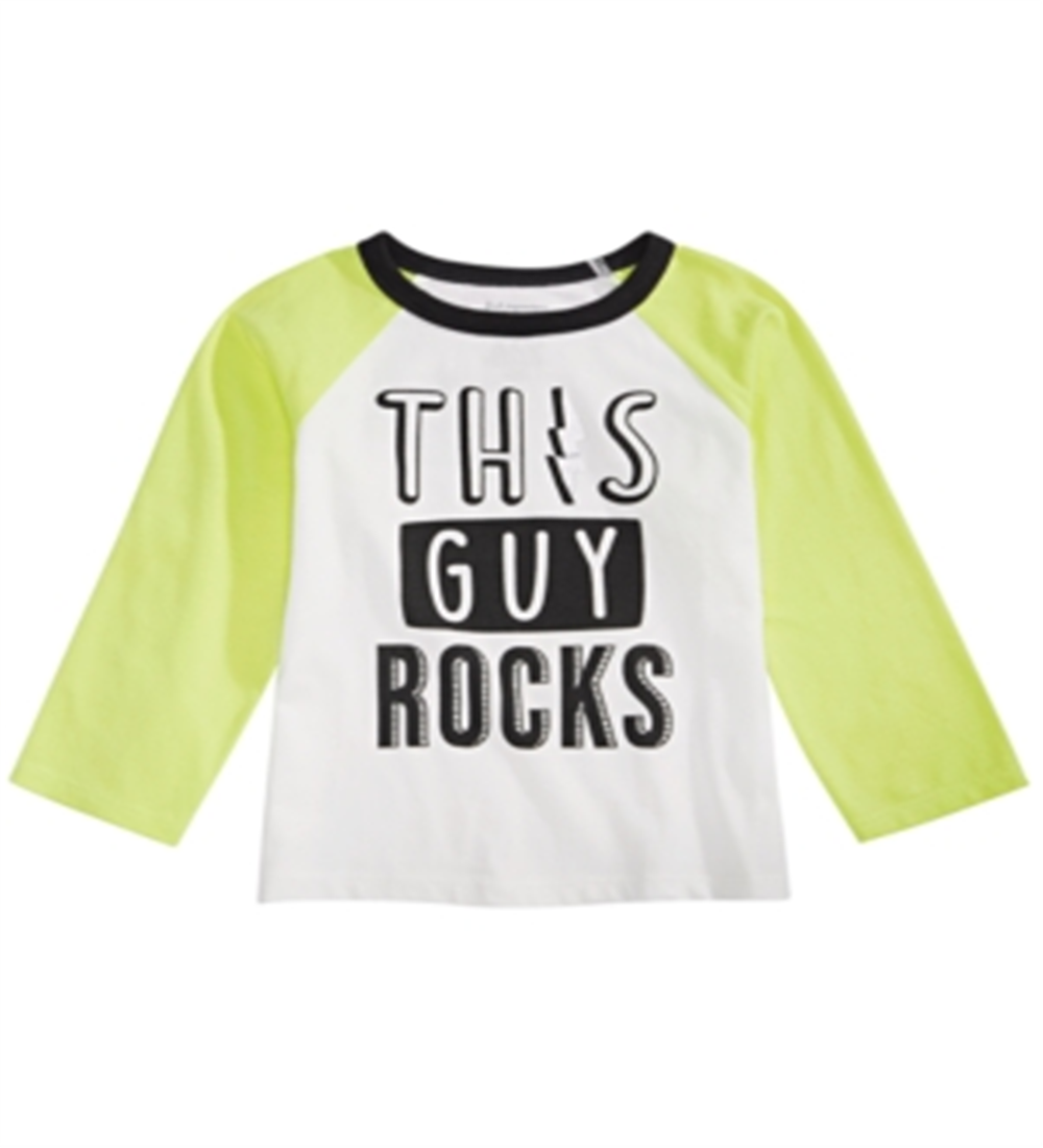 First Impressions Toddler Boy's Rock Print Cotton T-Shirt White Size 2T