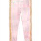 Epic Threads Little Girl's Glitter Stripe Leggings Brown Size 5
