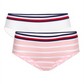 Tommy Hilfiger Girl's Stripe Seamless Hipster Set Underwear Pink Size 12-14