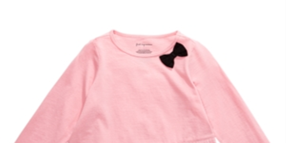 First Impressions Baby Girl's Tulle Hem Top Pink Size 18MOS