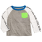 First Impressions Toddler Boy's Colorblocked Pocket T-Shirt Gray Size 3T