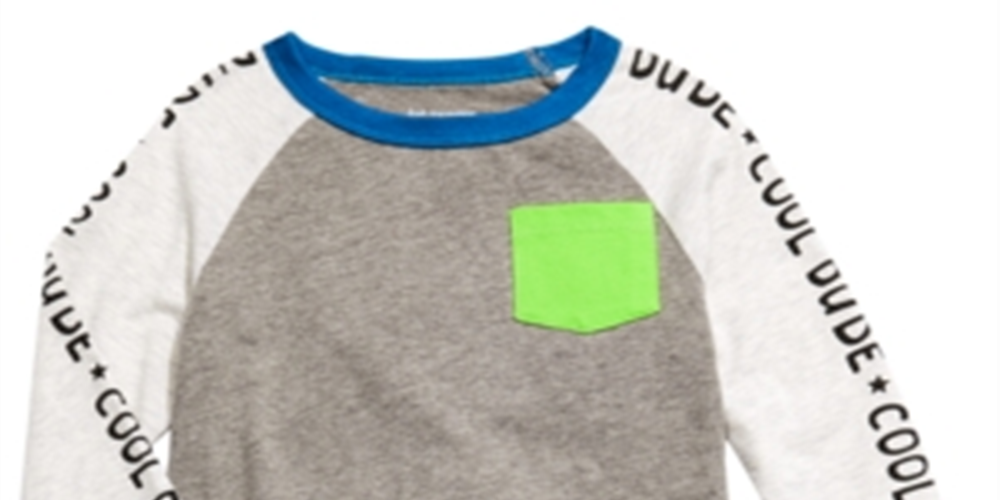 First Impressions Toddler Boy's Colorblocked Pocket T-Shirt Gray Size 3T