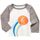 First Impressions Baby Boy's Basketball Print T-Shirt White Size 3-6MOS