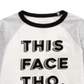 First Impressions Toddler Boy's This Face Print Cotton T-Shirt White Size 3T