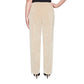 Alfred Dunner Women's Corduroy Elastic Waist Pants Brown Size 16X4.5
