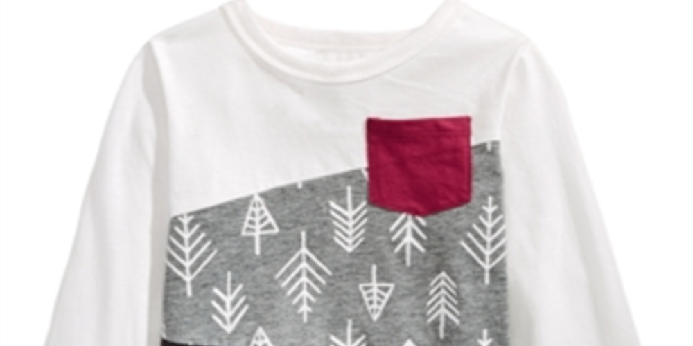 First Impressions Toddler Boy's Colorblocked T-Shirt Various White Size 3T