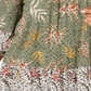 Style & Co Women's Plus Printed Off the Shoulder Top Green Size 0X