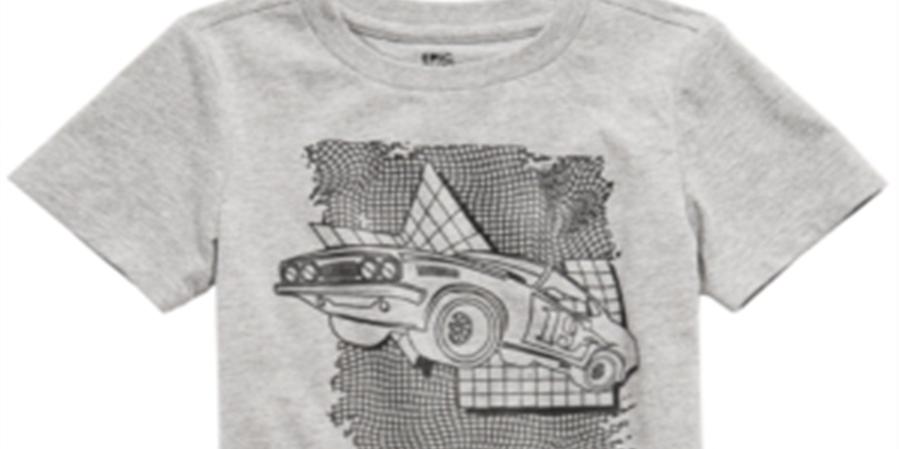 Epic Threads Toddler Boy's Jumping Car T-Shirt Gray Size 3T