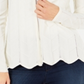 Charter Club Women's Open Front Cardigan White Size Medium
