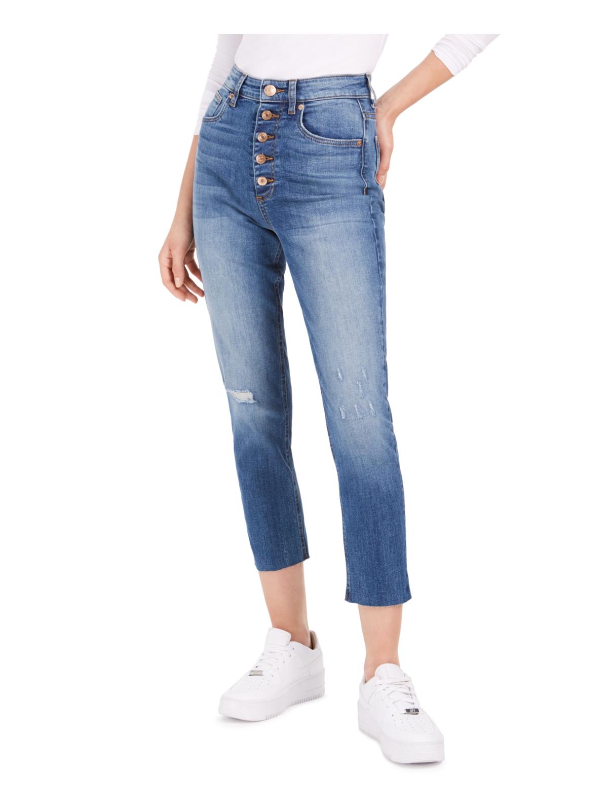 STS Blue Women's Alicia High Rise Distressed Mom Jeans Blue Size 32