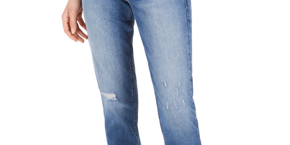 STS Blue Women's Alicia High Rise Distressed Mom Jeans Blue Size 32