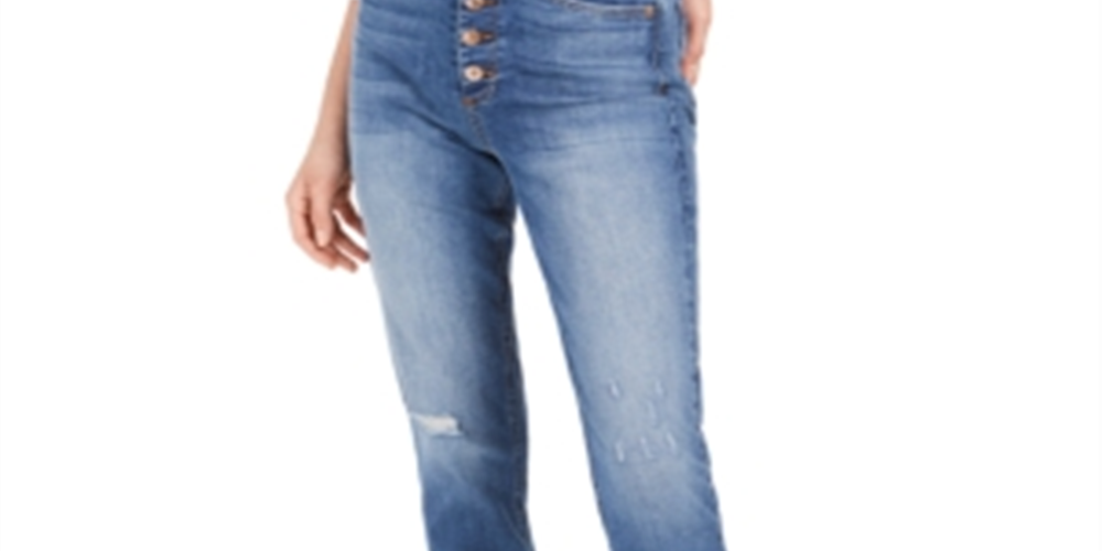 STS Blue Women's Alicia High Rise Distressed Mom Jeans Blue Size 32
