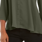 Style & Co Women's Swing Blouse Green Size X-Small
