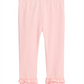 First Impressions Baby Girl's Ruffle Hem Leggings Pink Size 3-6MOS