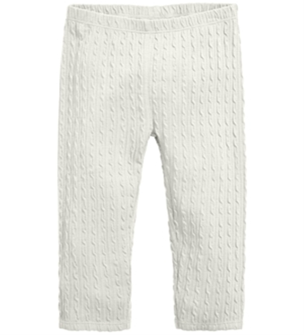 First Impressions Baby Girl's Textured Leggings White Size 24MOS