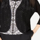 JM Collection Women's Mixed Stitch Cotton Cardigan Sweater White Size Petite S