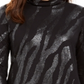 JM Collection Women's Turtleneck Top Black Size X-Small