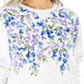 Karen Scott Women's Printed Fleece Top White Size XX-Large