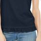Style & Co Women's Tie Sleeve Ruffled Top Blue Size X-Small