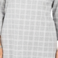 Karen Scott Women's Cotton Plaid Tunic Gray Size Small