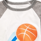 First Impressions Baby Boy's Basketball Print T-Shirt White Size 18MOS
