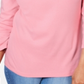 Karen Scott Women's Embroidered Cotton Layered Look Top Pink Size Medium