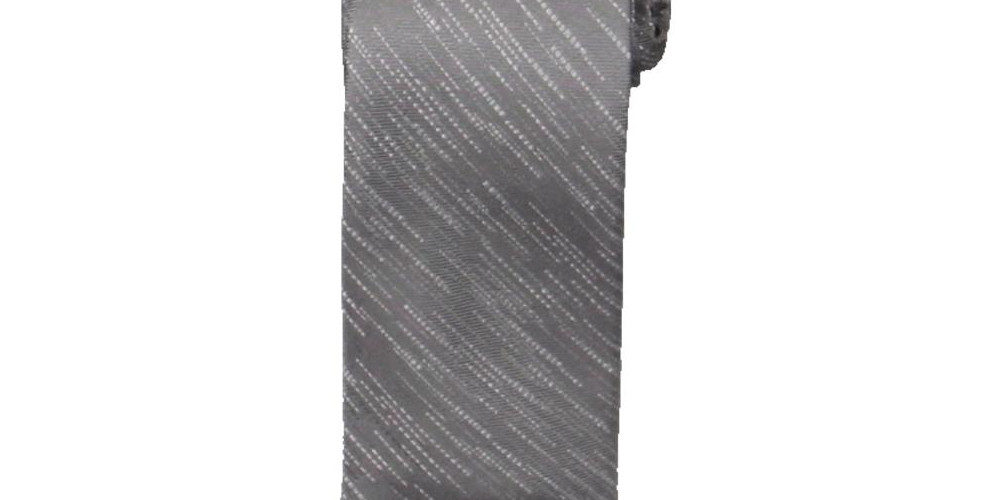 Alfani Men's Finell Silk Professional Neck Tie Gray Size Regular