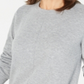 Karen Scott Women's Plush Front Seam Sweater Blue Size Large