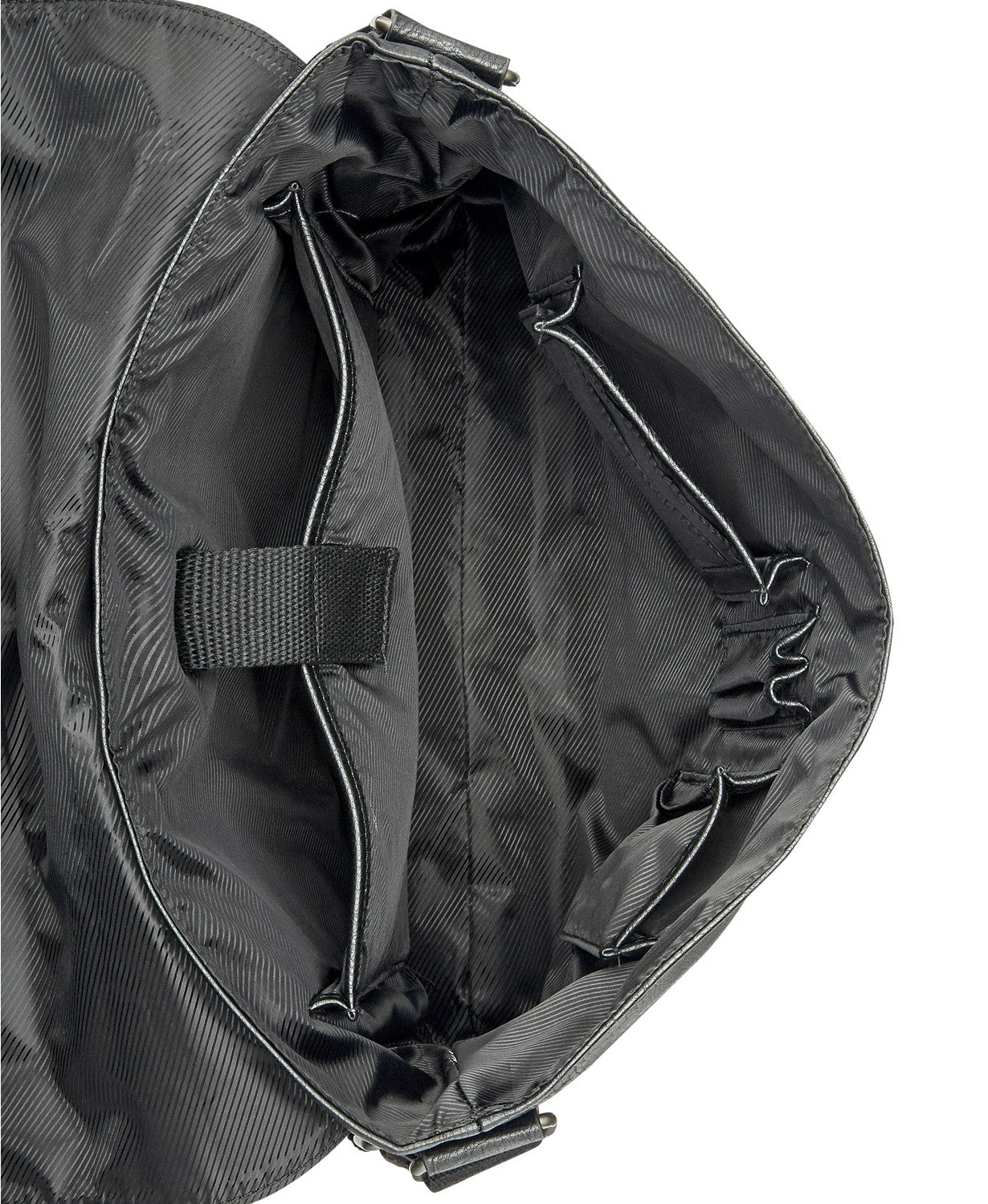 Kenneth Cole Reaction Men's Pebbled Messenger Bag Black One Size