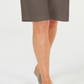 Karen Scott Women's Skimmer Shorts Brown Size Petite L
