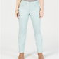 Style & Co Women's Tummy Control Straight Leg Fashion Jeans Aqua Mint Size  6