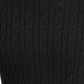 Charter Club Women's Textured Embellished Patterned Long Sleeve Jewel Neck Sweater Black Size X-Small