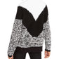 Bar III Women's Textured Turtleneck Sweater Black Size -L