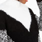 Bar III Women's Textured Turtleneck Sweater Black Size -L