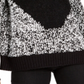 Bar III Women's Textured Turtleneck Sweater Black Size -L