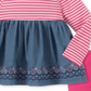 Kids Headquarters Little Girl's Floral Chambray Tunic & Leggings Set Pink Size 6X