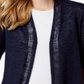 Charter Club Women's Pointelle Knit Cardigan Blue Size Medium