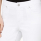 Style & Co Women's Crochet Ankle Skinny Jeans White Size 4