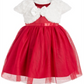 Blueberi Boulevard Baby Girl's 2 Pc Faux Fur Shrug & Tulle Dress Set Red Size 6-9MOS