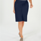 Karen Scott Women's Pull on Knit Skimmers Blue Size Large